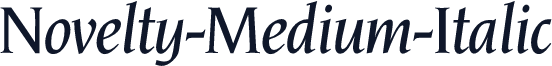 Novelty-Medium-Italic