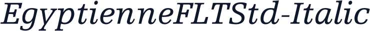 EgyptienneFLTStd-Italic