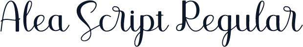 Alea Script Regular