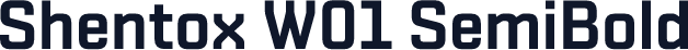 Shentox W01 SemiBold