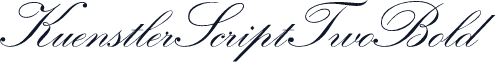 KuenstlerScriptTwoBold