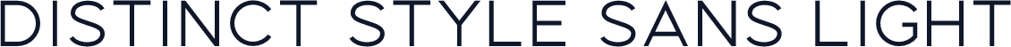Distinct Style Sans Light