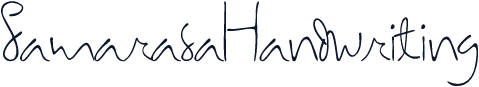 SamarasaHandwriting