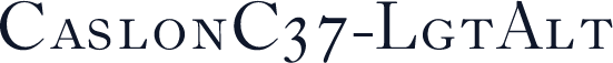 CaslonC37-LgtAlt