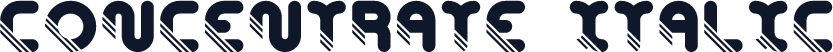 Concentrate Italic