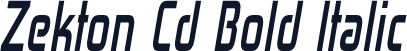 Zekton Cd Bold Italic