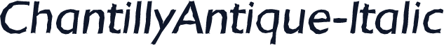 ChantillyAntique-Italic