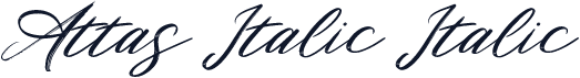 Attas Italic Italic