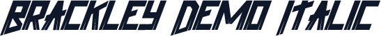Brackley Demo Italic