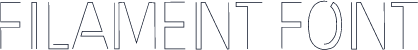 filament font