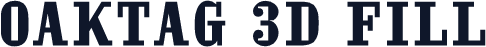 Oaktag 3D Fill