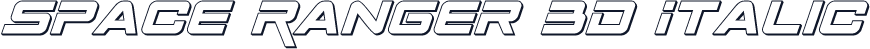 Space Ranger 3D Italic
