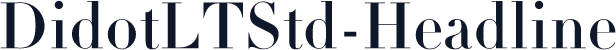 DidotLTStd-Headline