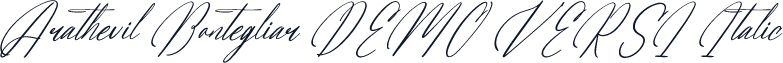 Arathevil Bontegliar DEMO VERSI Italic