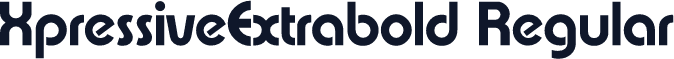 XpressiveExtrabold Regular