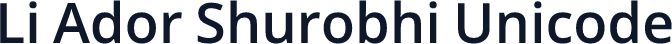 Li Ador Shurobhi Unicode