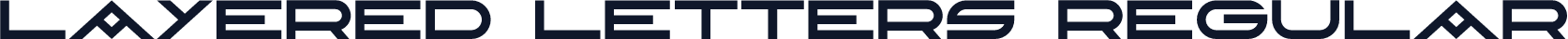 Layered Letters Regular