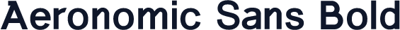 Aeronomic Sans Bold