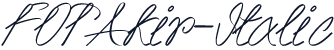 FOTAkir-Italic