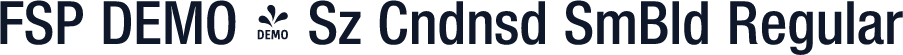 FSP DEMO - Sz Cndnsd SmBld Regular