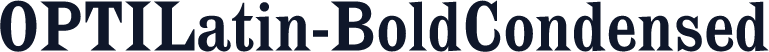 OPTILatin-BoldCondensed