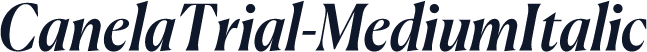 CanelaTrial-MediumItalic
