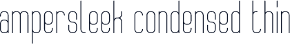 AmperSleek Condensed Thin