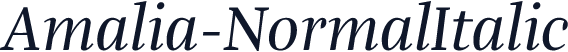 Amalia-NormalItalic