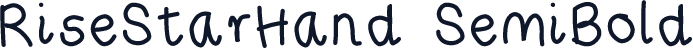 RiseStarHand SemiBold