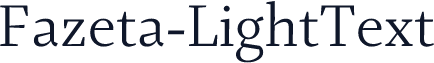☞Fazeta-LightText