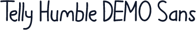 Telly Humble DEMO Sans