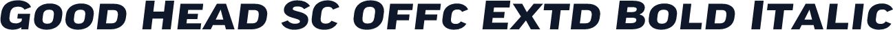 Good Head SC Offc Extd Bold Italic