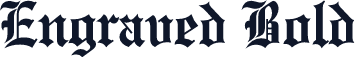 Engraved Bold