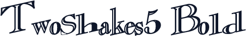 TwoShakes5 Bold