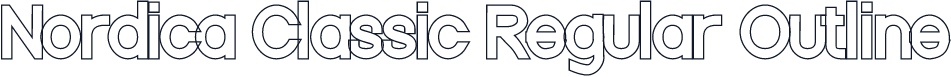 Nordica Classic Regular Outline