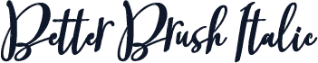 Better Brush Italic