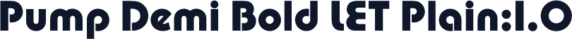 Pump Demi Bold LET Plain:1.0