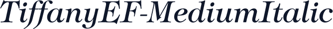 TiffanyEF-MediumItalic
