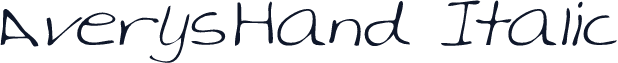 AverysHand Italic