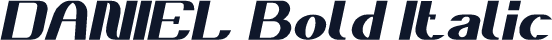 DANIEL Bold Italic