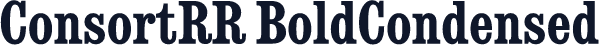 ConsortRR BoldCondensed