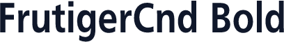 FrutigerCnd Bold
