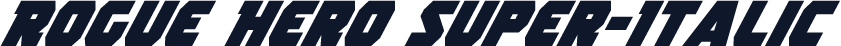 Rogue Hero Super-Italic