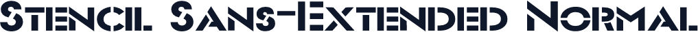 Stencil Sans-Extended Normal