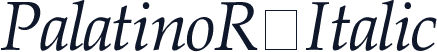 PalatinoR Italic