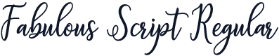 Fabulous Script Regular