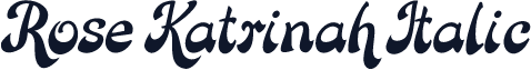 Rose Katrinah Italic