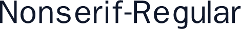 Nonserif-Regular