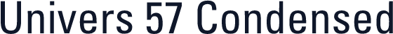 Univers 57 Condensed