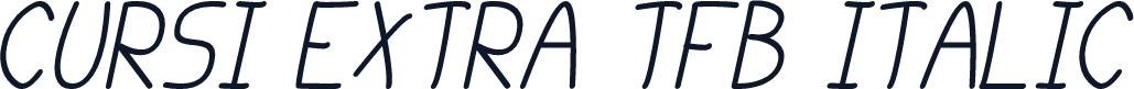 cursi extra tfb Italic